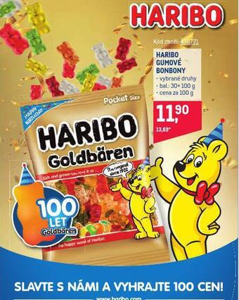Makro Haribo gumové bonbony nabídka
