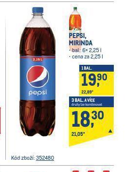 Makro Mirinda nabídka