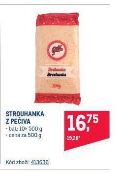 Makro Strouhanka z pečiva nabídka