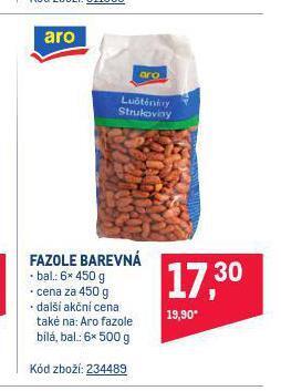 Makro Fazole barevná nabídka