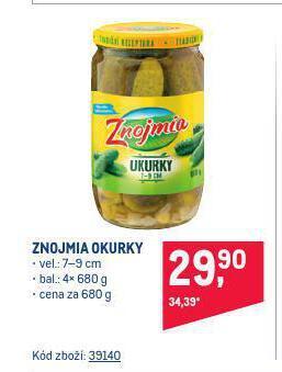 Makro Znojmia okurky nabídka