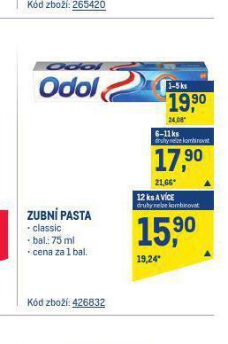 Makro Zubní pasta nabídka