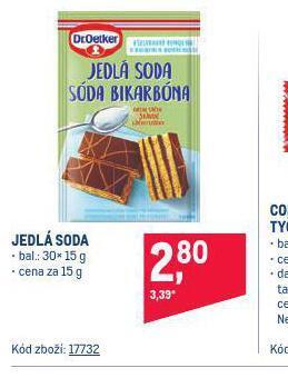 Makro Jedlá soda nabídka