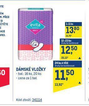 Makro Dámské vložky nabídka