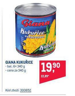 Makro Giana kukuřice nabídka