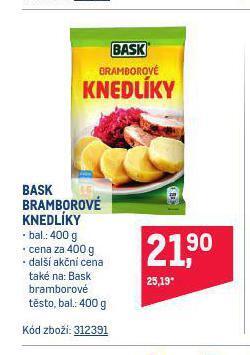 Makro Bask bramborové knedlíky nabídka