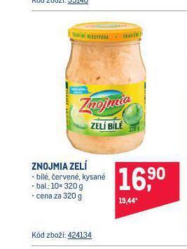 Makro Znojmia zelí nabídka