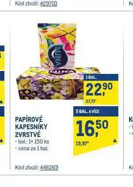 Makro Luna papírové kapesníky nabídka
