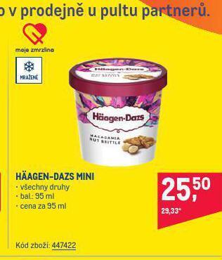 Makro Zmrzlina haagen-dazs nabídka