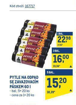 Makro Pytle na odpad nabídka