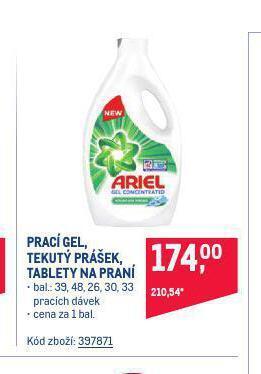 Makro Ariel prací prostředek nabídka