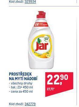 Makro Jar prostředek na nádobí nabídka