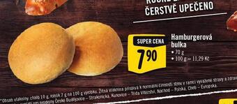Albert Hamburgerová bulka nabídka