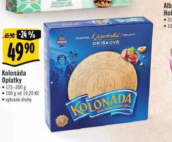 Albert Kolonáda oplatky nabídka