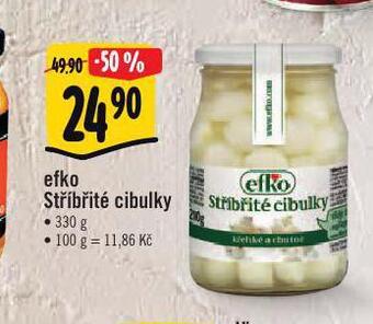 Albert Efko stříbřité cibulky nabídka