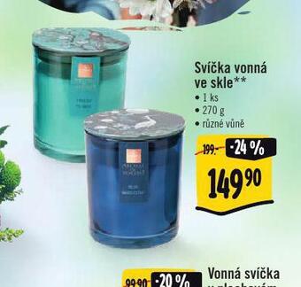 Albert Svíčka vonná ve skle nabídka