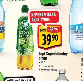 Albert Jupí superlahodný sirup nabídka