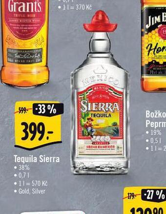 Albert Tequila sierra nabídka