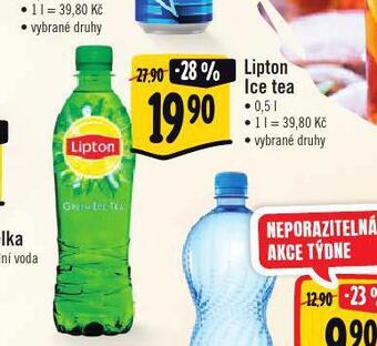 Albert Lipton ice tea nabídka
