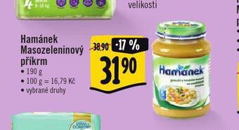Albert Hamánek dětský masozeleninový příkrm nabídka