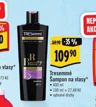 Albert Tresemmé šampon nabídka