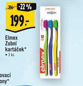 Albert Elmex zubní kartáček nabídka