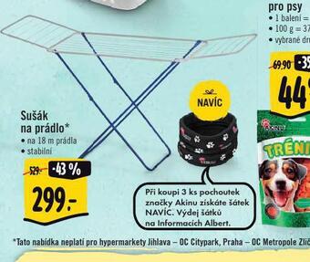 Albert Sušák na prádlo nabídka