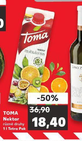 Kaufland Toma nektar nabídka