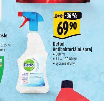 Albert Dettol antibakteriální sprej nabídka