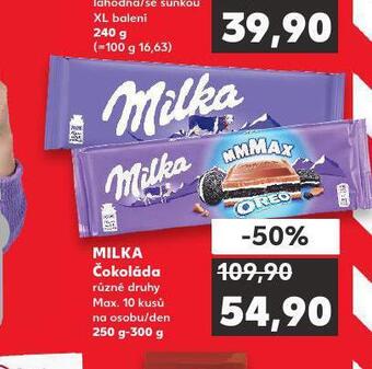 Kaufland Milka čokoláda nabídka