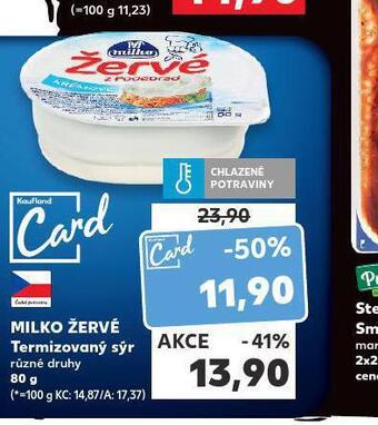 Kaufland Milko žervé nabídka
