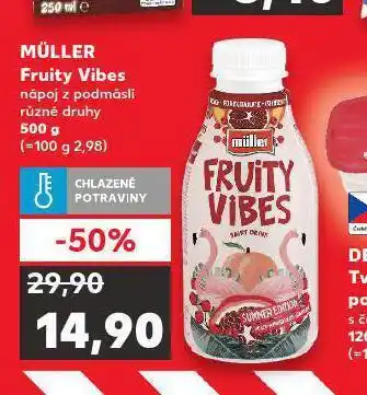 Kaufland Müller fruity vibes nabídka