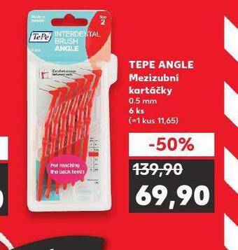 Kaufland Tepe angle mezizubní kartáčky nabídka