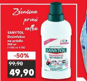 Kaufland Sanytol dezinfekce na prádlo nabídka