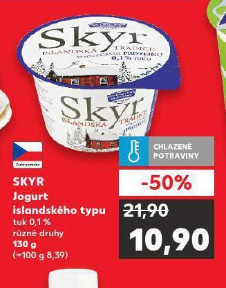 Kaufland Skyr jogurt nabídka