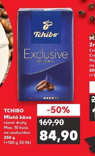 Kaufland Tchibo mletá káva nabídka