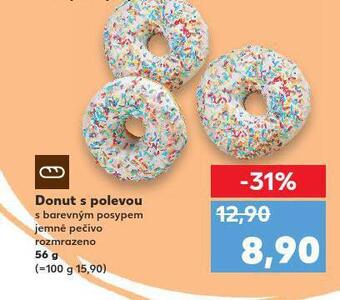 Kaufland Donut s polevou nabídka