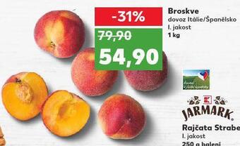 Kaufland Broskve nabídka