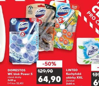 Kaufland Domestos wc blok power 5 nabídka