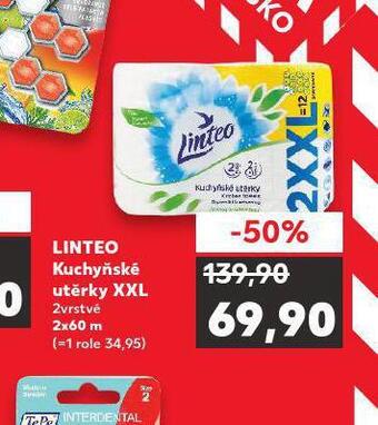 Kaufland Linteo kuchyňské utěrky xxl nabídka