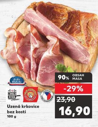 Kaufland Uzená krkovice bez kosti nabídka