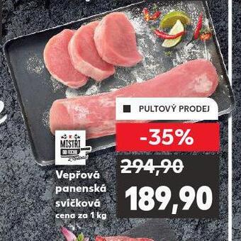 Kaufland Vepřová panenská svíčková nabídka