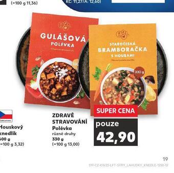 Kaufland Polévka nabídka