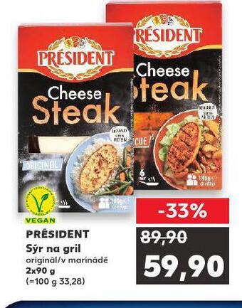 Kaufland Président sýr na gril nabídka