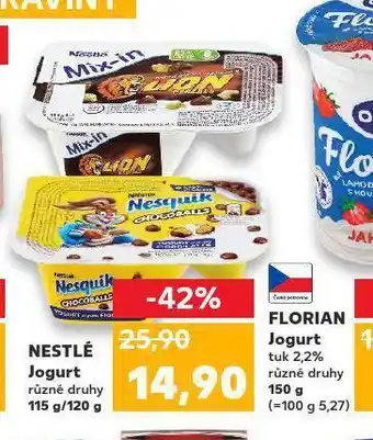 Kaufland Nestlé jogurt nabídka