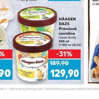 Kaufland Häagen dazs zmrzlina nabídka