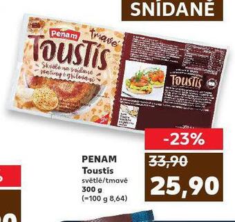 Kaufland Penam toustis nabídka