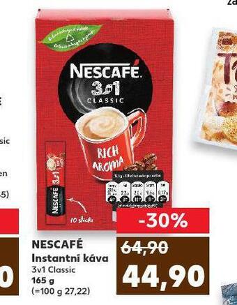Kaufland Nescafé instantní káva nabídka