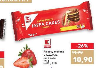 Kaufland Piškoty máčené v čokoládě nabídka
