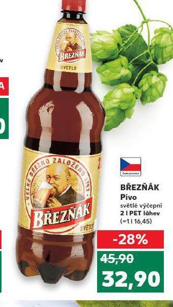 Kaufland Pivo březňák nabídka